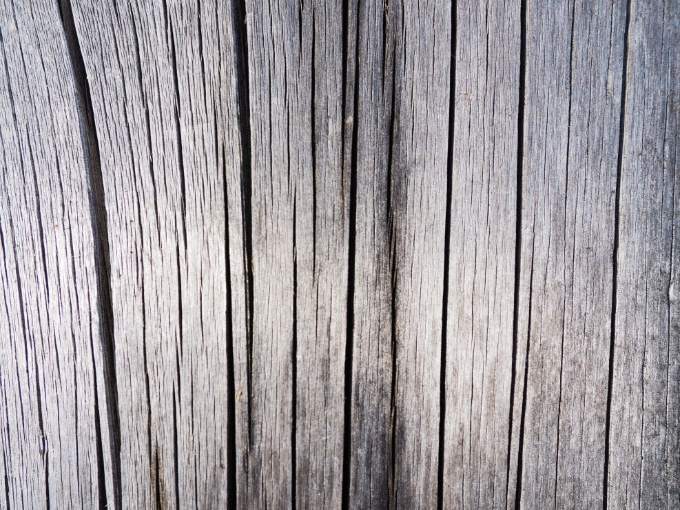 Grijs douglas hout, wel of niet behandelen?