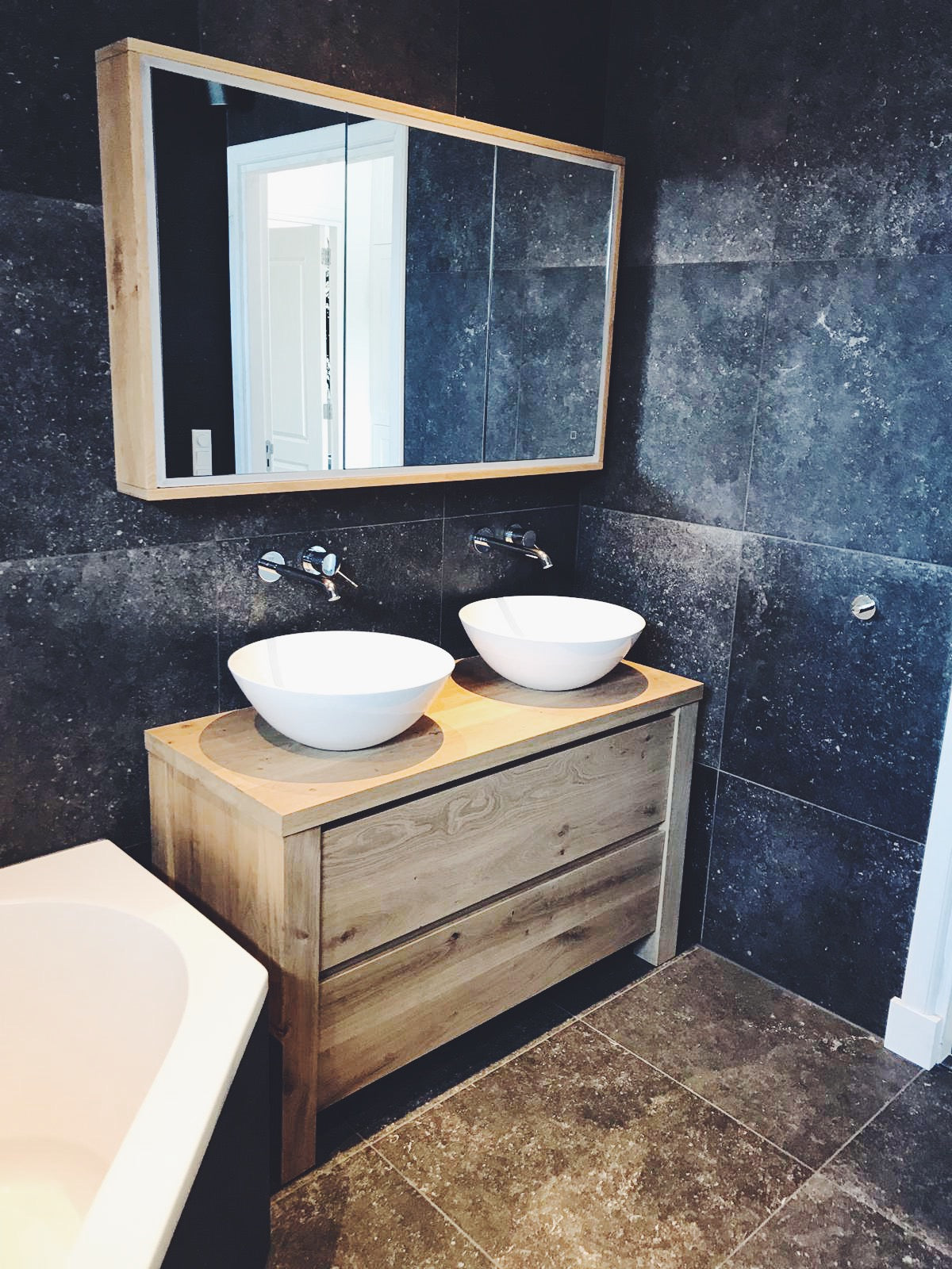 Kan douglas hout in badkamer?