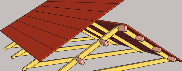 Zelf een zadeldak overkapping als bouwpakket in elkaar zetten in 10 stappen (puntdak)