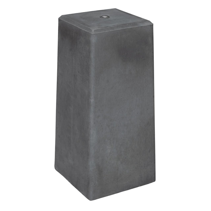 Betonpoer XL 23 x 23 x 50 cm – Antraciet – M20