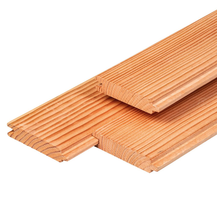 Blokhutprofiel douglas 2,8 x 14,5 cm geschaafd