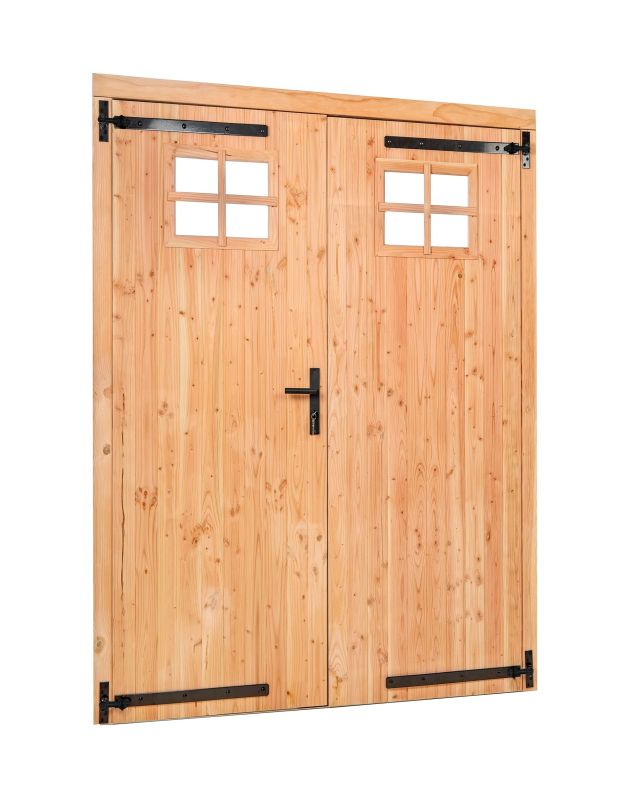 Dubbele glas deur 4-ruits Excellent