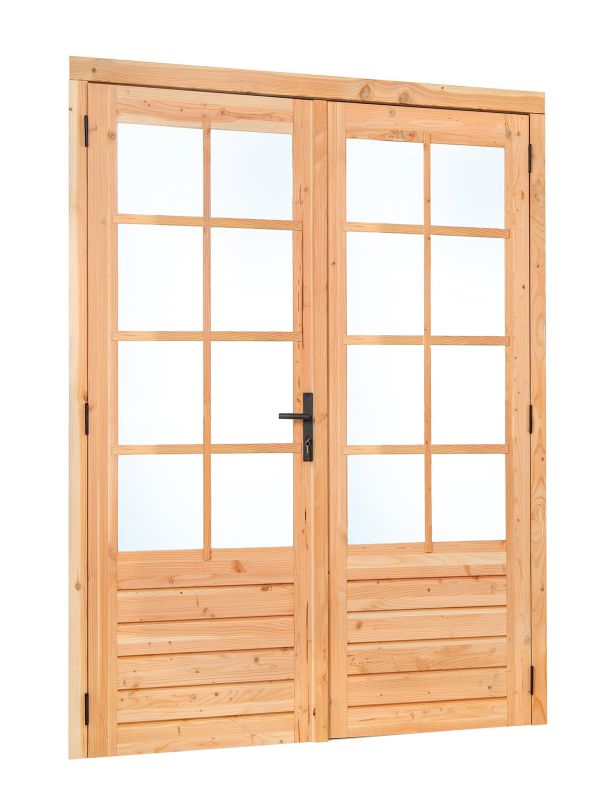 Dubbele glas deur 6-ruits Deluxe