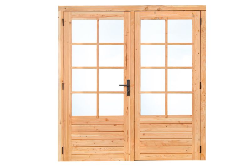 Dubbele glas deur 6-ruits Deluxe