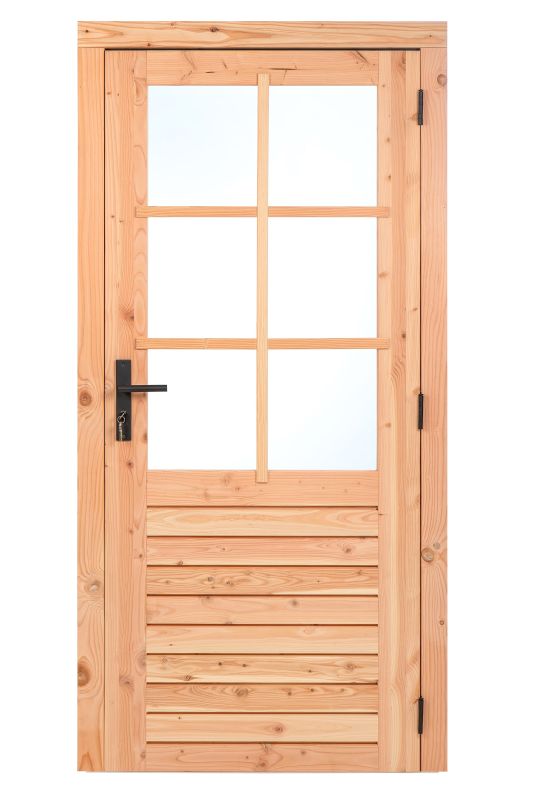 Enkele glas deur 6-ruits Excellent