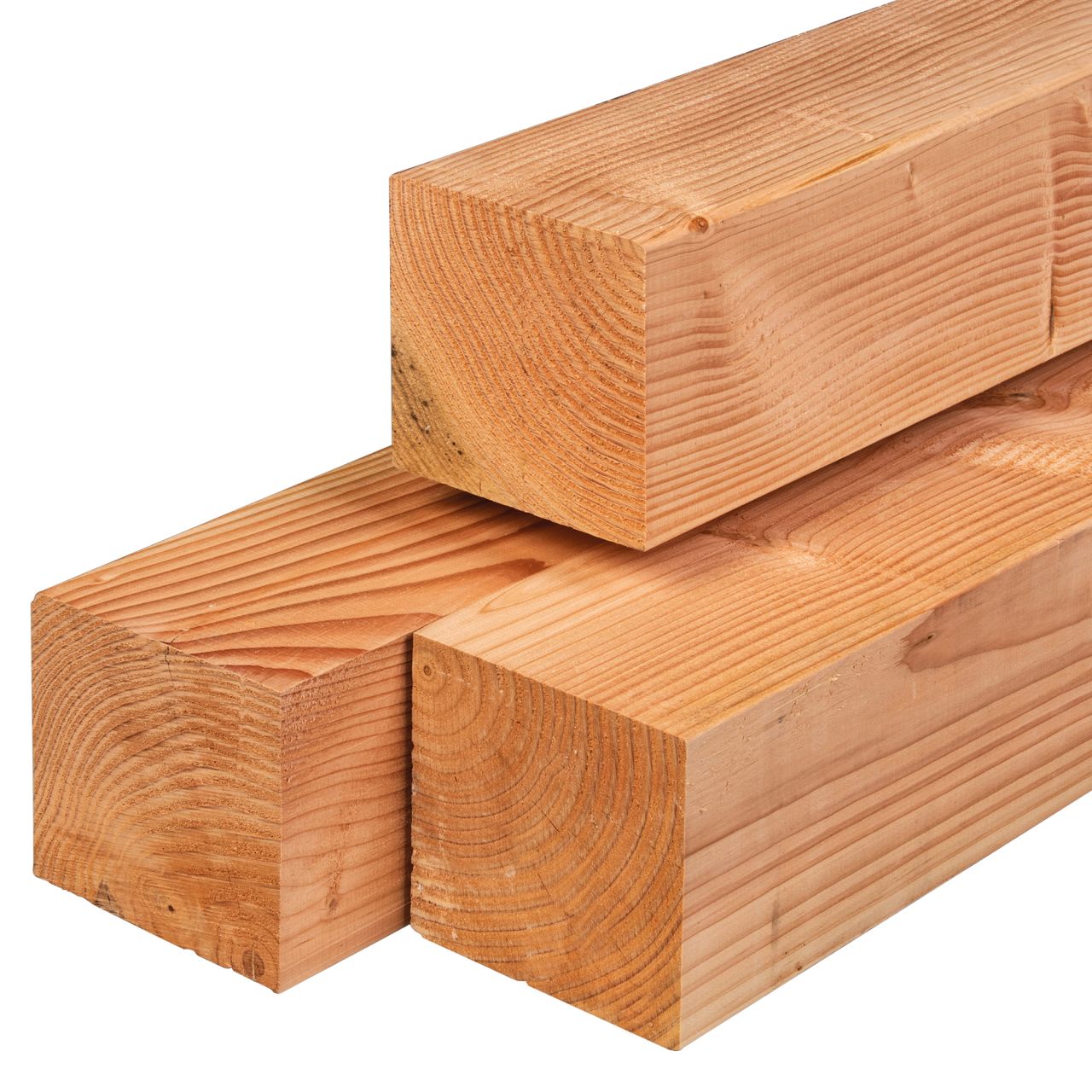 Paal douglas 14,0 x 14,0 cm geschaafd