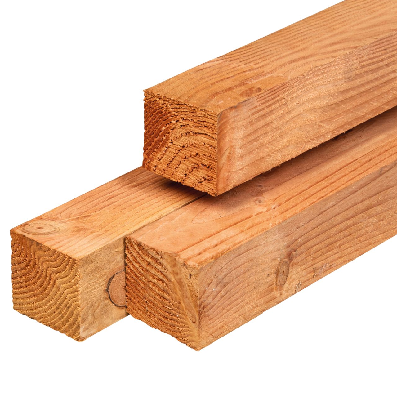 Paal douglas 9,0 x 9,0 fijn bezaagd