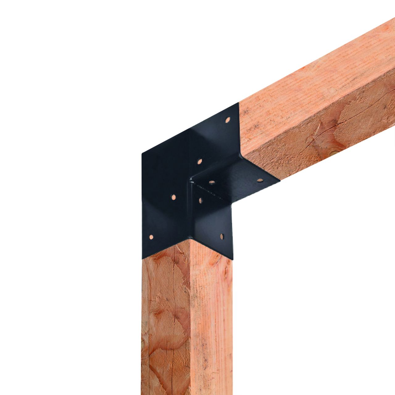 Paalverbinder 2-weg hoek model