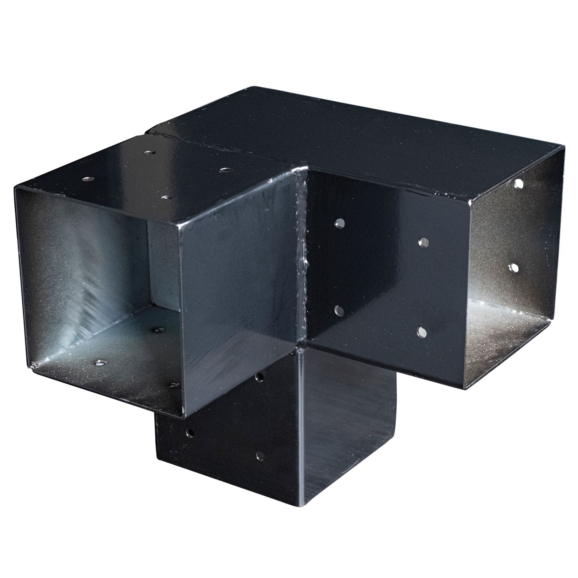 Paalverbinder 3-weg hoek model