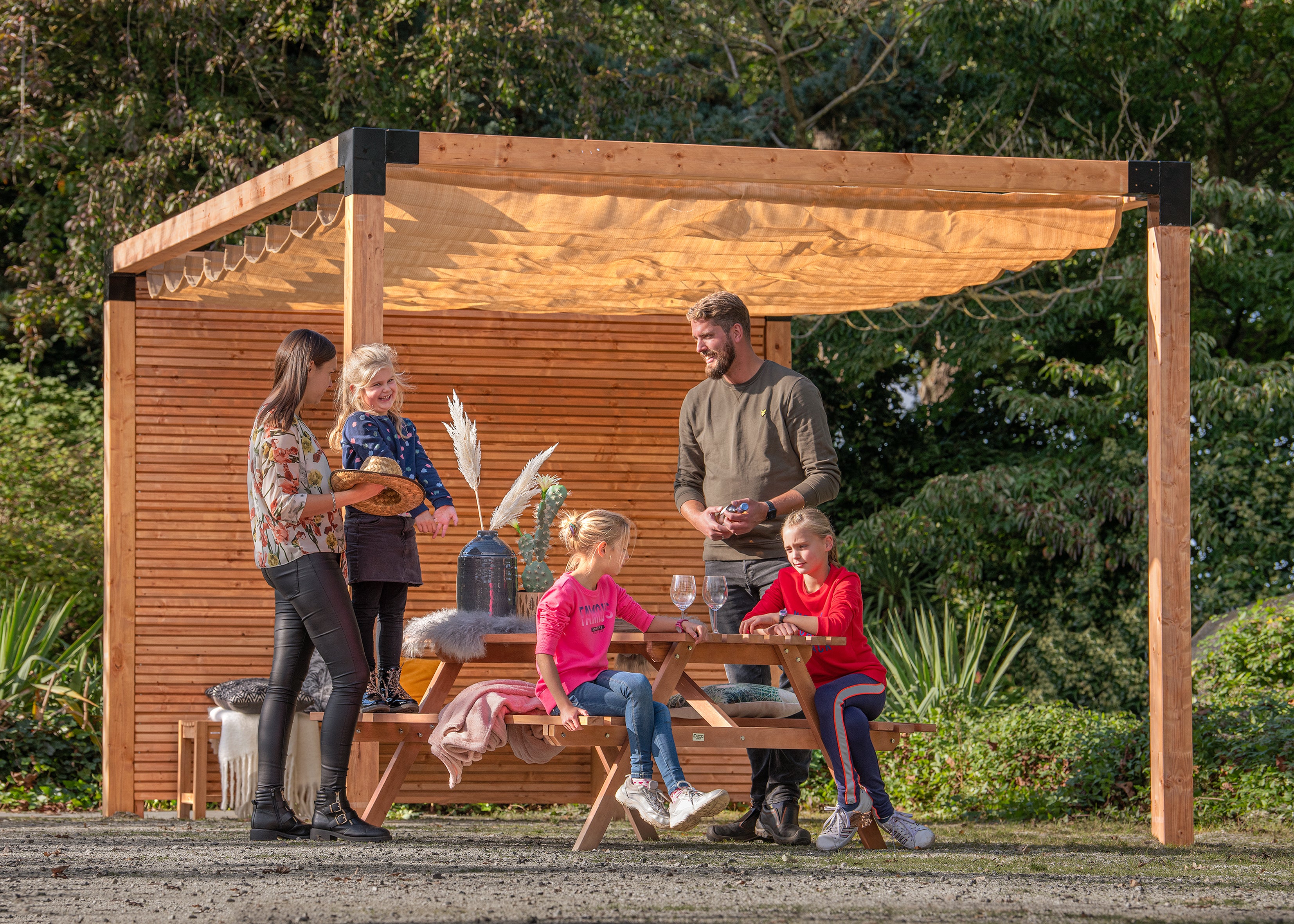 Paalverbinder 2-weg hoek model