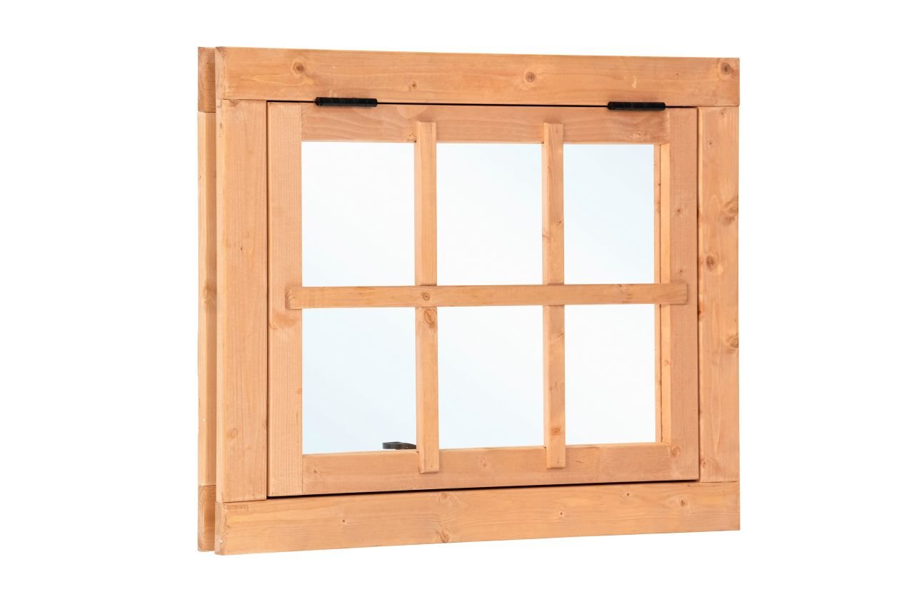 Red Class Wood uitzetraam 6-ruits