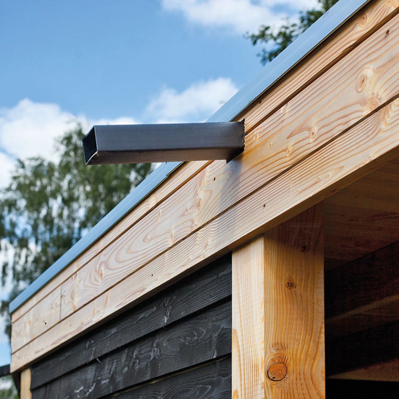 Dakdoorvoer vierkant