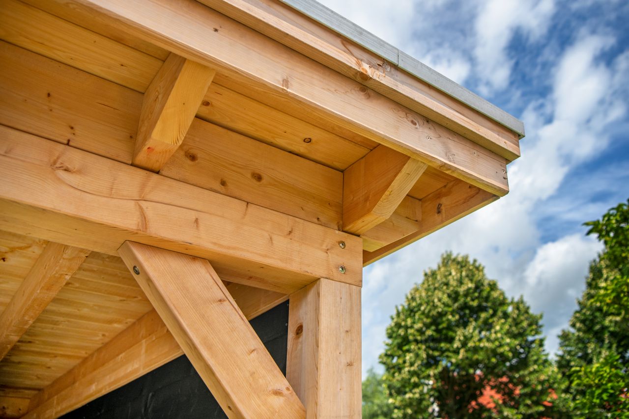 Daktrim aluminium 4,5 x 4,5 x 50 cm hoek