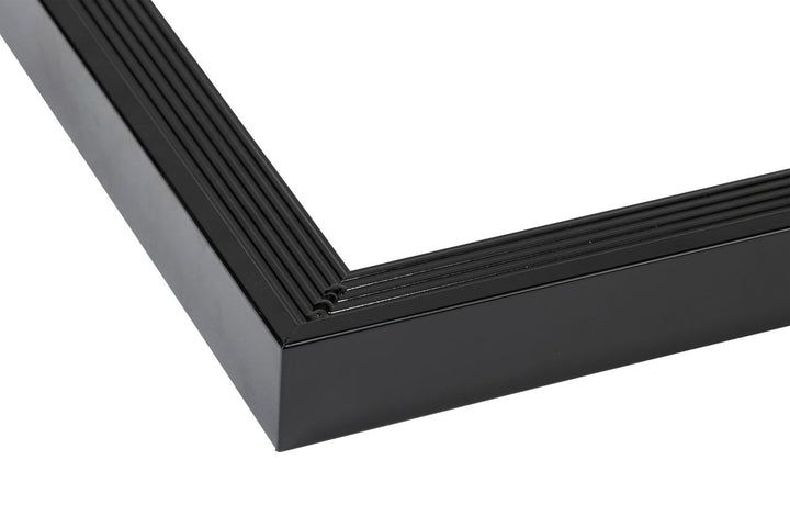 Daktrim zwart 4,5 x 4,5 x 50 cm hoek