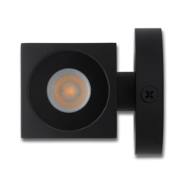 Lamego wandlamp up & down zwart