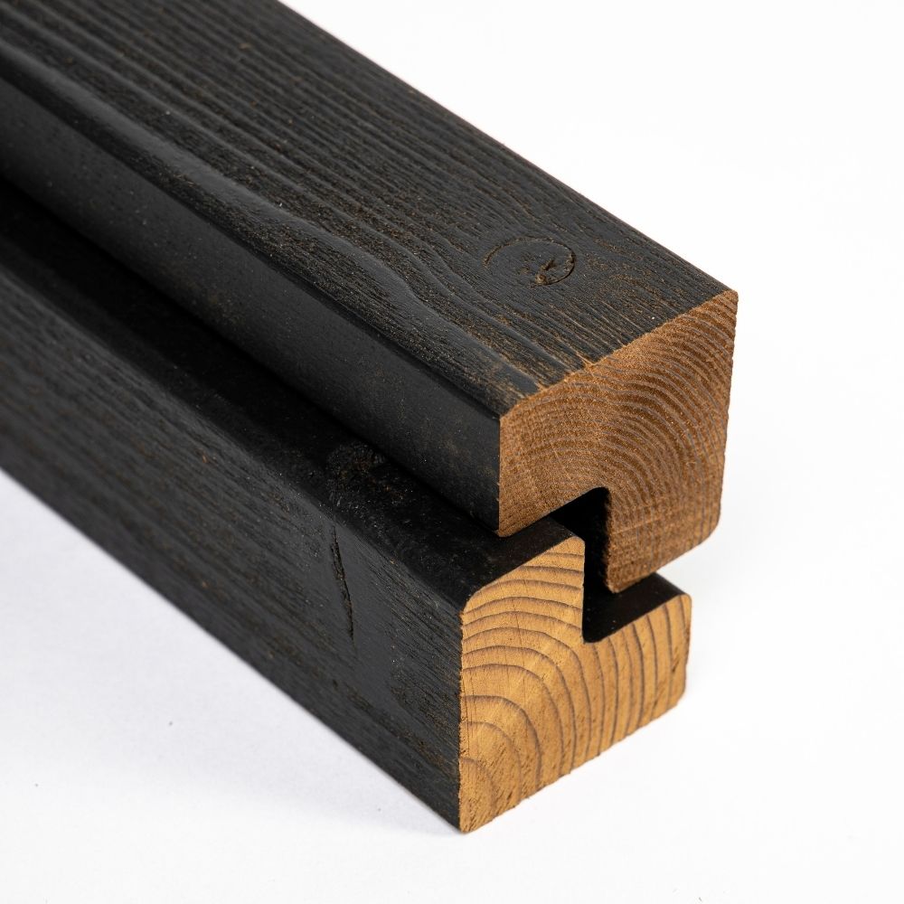 Modiwood Binnen-Buitenhoek zwart