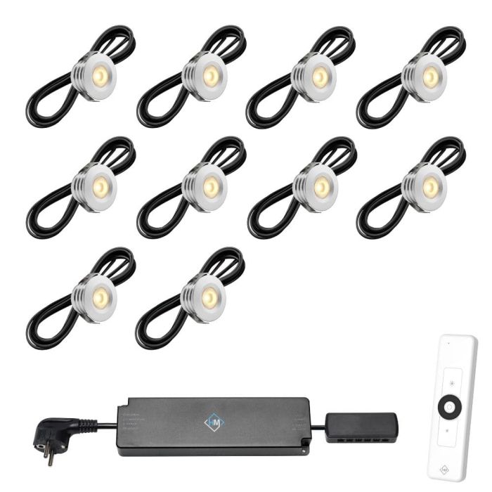 Pals LED spots – Zilver (Set 6–12)