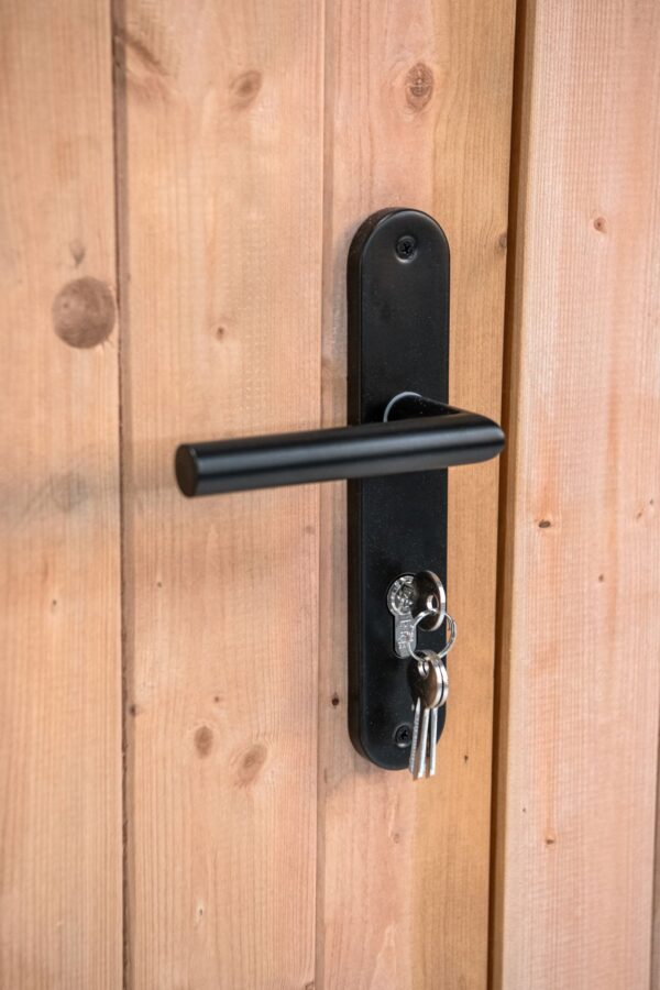 Dubbele dichte deur met klein raam 185x205cm - Afbeelding 3